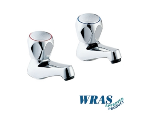 Die-Pat Chrome Plated Basin Taps with Tricon Heads - 1/2" - 4100/D