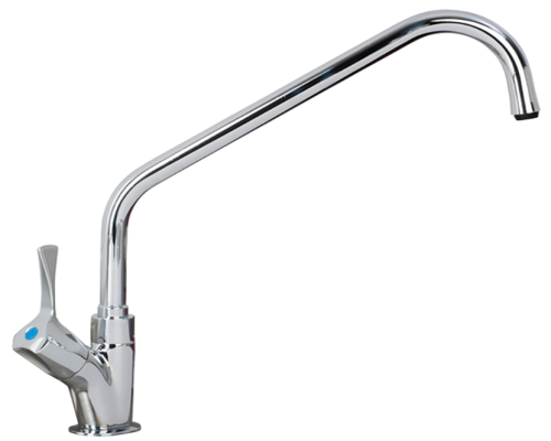 Mechline AquaTechnix LEVER operated faucet TX-B-10 base with 300mm swivel spout - TX-B-112L